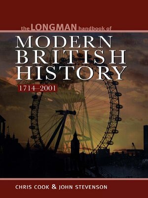 cover image of Longman Handbook to Modern British History 1714--2001